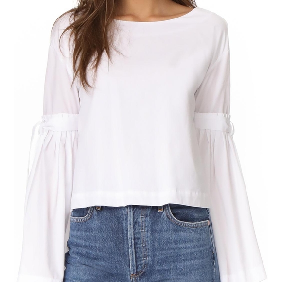 Free People Women's White So Obviously Yours Top - Picture 4 of 6